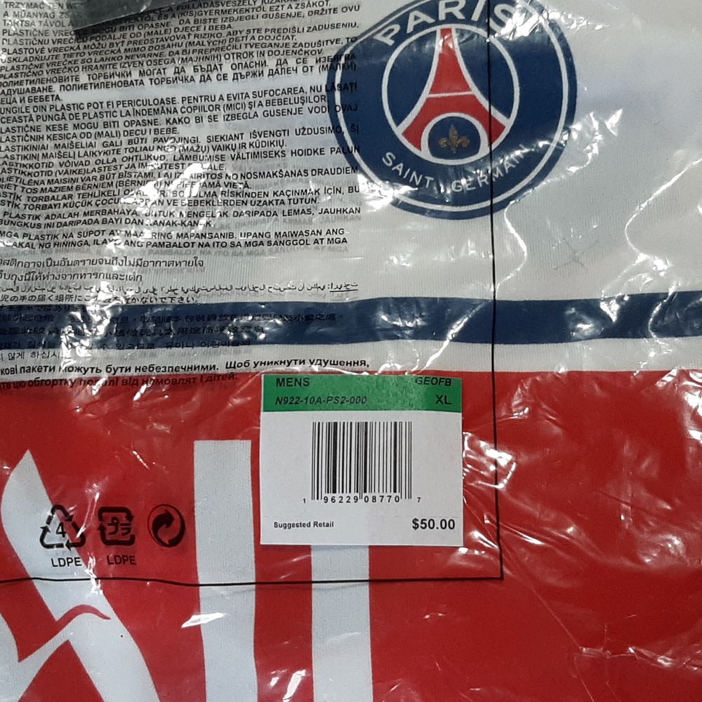 Messi PSG Paris - Saint Germain 30 Nike Jersey Mens Soccer Jersey - Picture 4 of 4